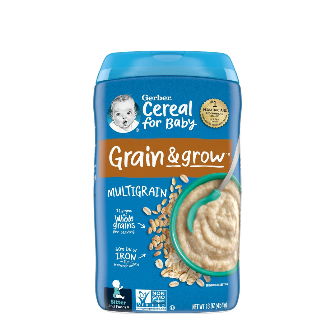Gerber Baby Cereal 2nd Foods Grain & Grow MultiGrain 16oz