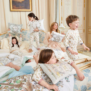 Atelier Satin Cushion - Monceau Mansion - lifestyle