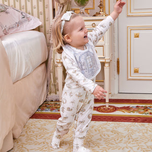 Atelier Satin Bib - Chateau Choux - lifestyle