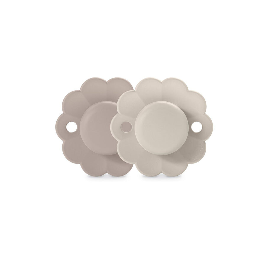 Suavinex Wonder SX Pro reversible soother 0-6 months, 2 pack, Pale Mauve and Mauve Chalk