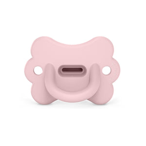 Suavinex Colour Essence Butterfly all-silicone SX Pro soother 0-6 months, Rosewater