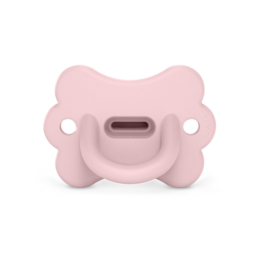Suavinex Colour Essence Butterfly all-silicone SX Pro soother 0-6 months, Rosewater
