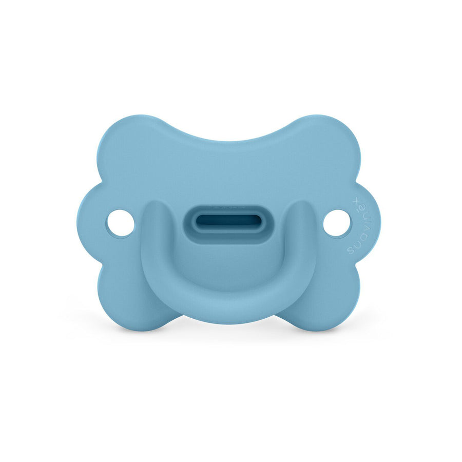 Suavinex Colour Essence Butterfly all-silicone SX Pro soother 6-18 months, Infinity Blue
