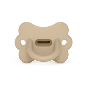 Suavinex Colour Essence Butterfly all-silicone SX Pro soother 6-18 months, Irish Cream