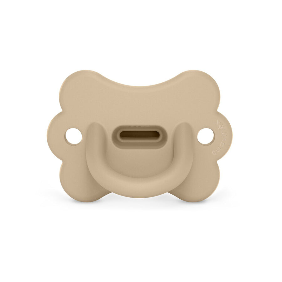 Suavinex Colour Essence Butterfly all-silicone SX Pro soother 6-18 months, Irish Cream
