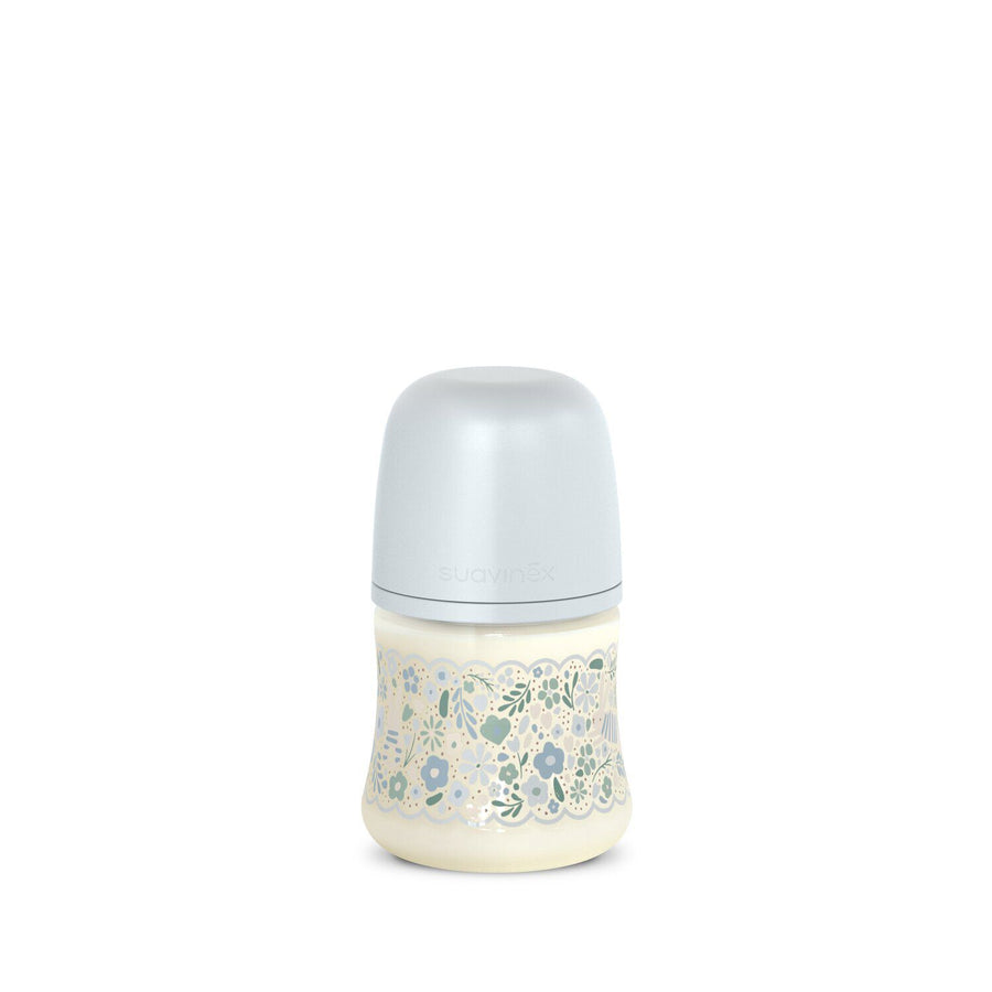 Suavinex Wonderland Liberty Blue 150ml polyamide feeding bottle with slow-flow SX Pro teat
