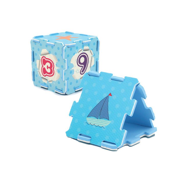 Sunta Mijoy 24Pcs H.TRF Printed Puzzle Mat – Ocean & Numbers