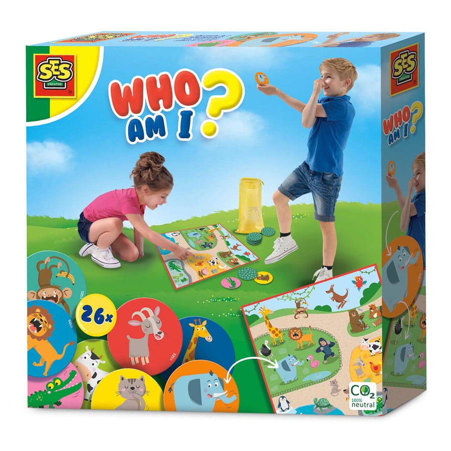 SES Creative Who Am I? Animals outdoor guessing game (art. 02283) packaging