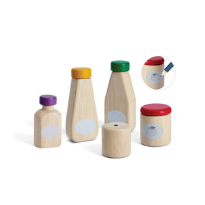 PlanToys Condiment Set arranged