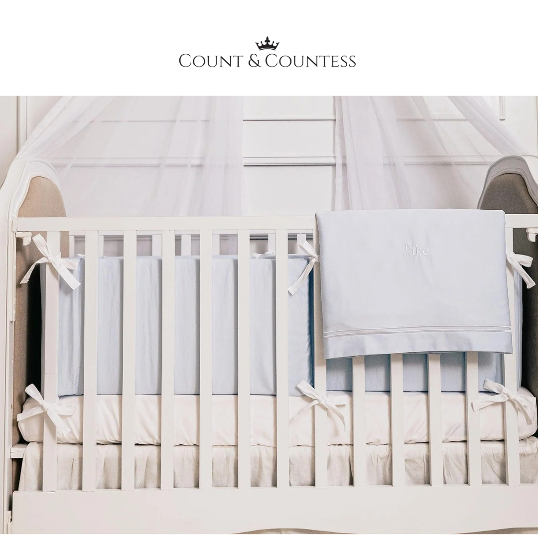 Count & Countess Luxury Mulberry Silk Baby Duvet - Dreamy Blue