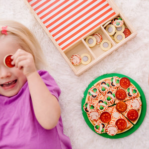 Melissa & Doug Wooden Pizza Party Play Set