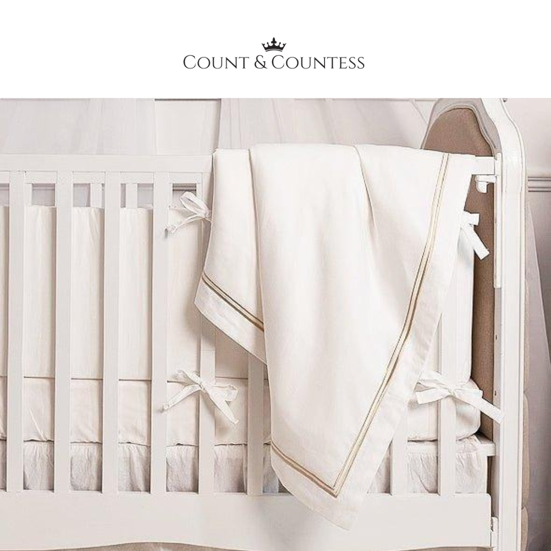 Count & Countess Egyptian Cotton Baby Duvet - Royal White