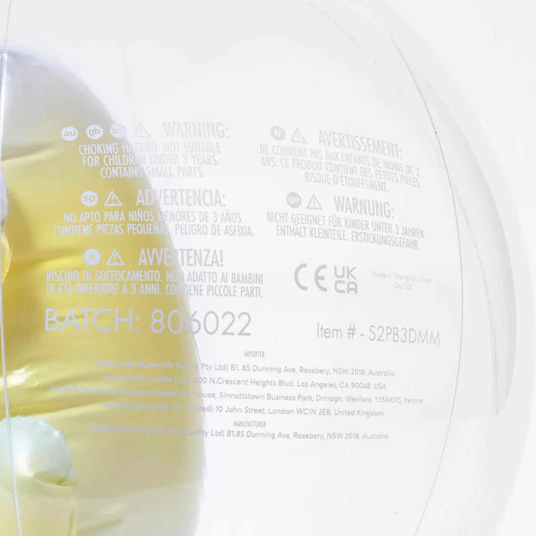 Sunnylife 3D Inflatable Beach Ball Monty the Monster