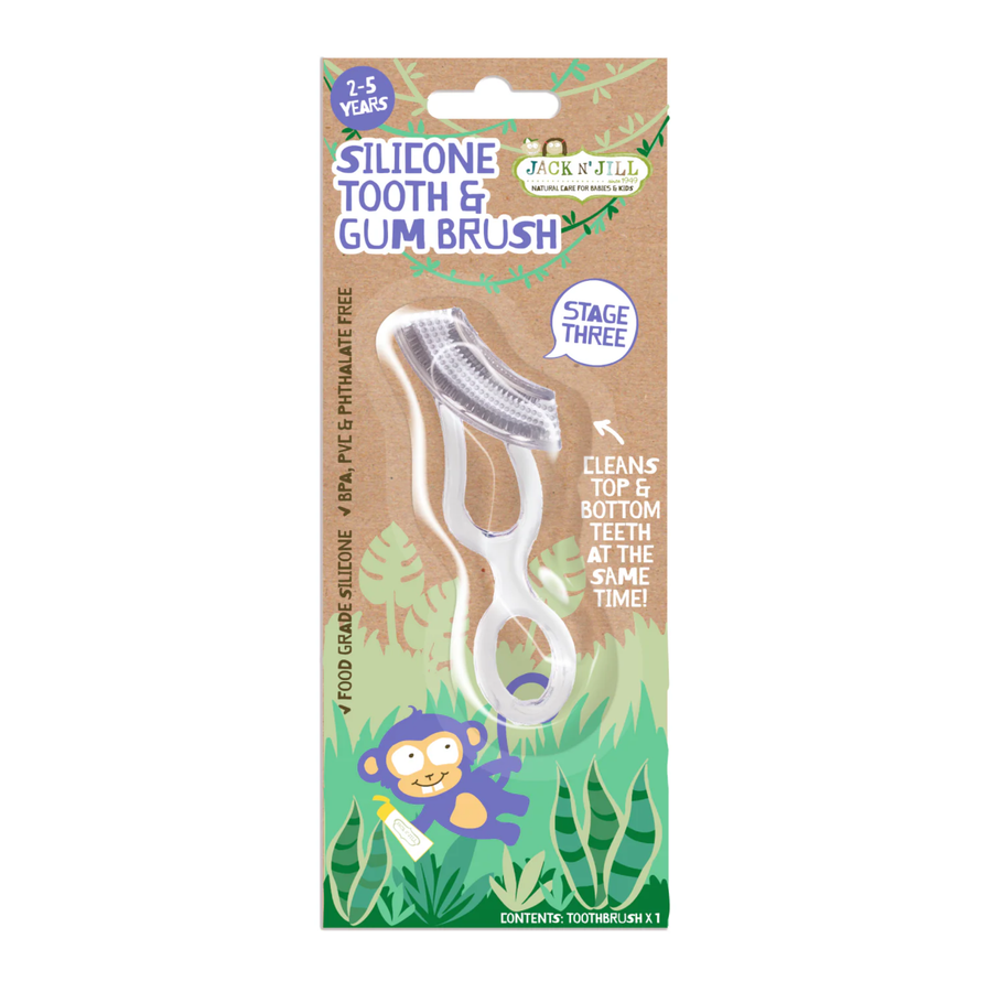 Jack N' Jill Silicone Toothbrush-Stage 3