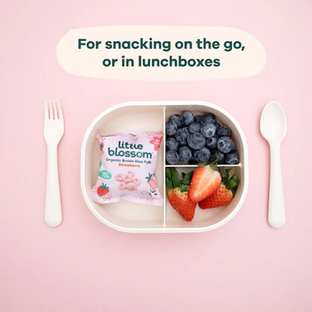 Little Blossom Mini Organic Strawberry Puffs (Bundle of 10 packs)