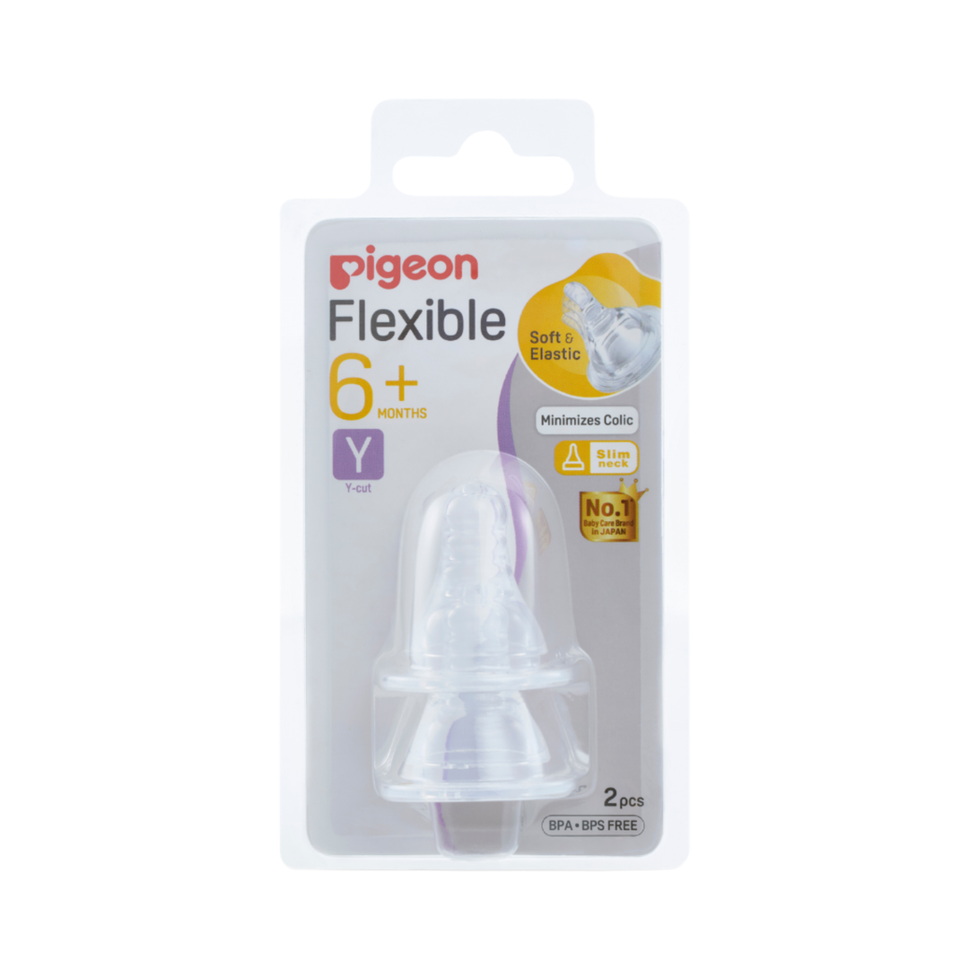 Pigeon Stretchable Nipple Y 2s (4M+)