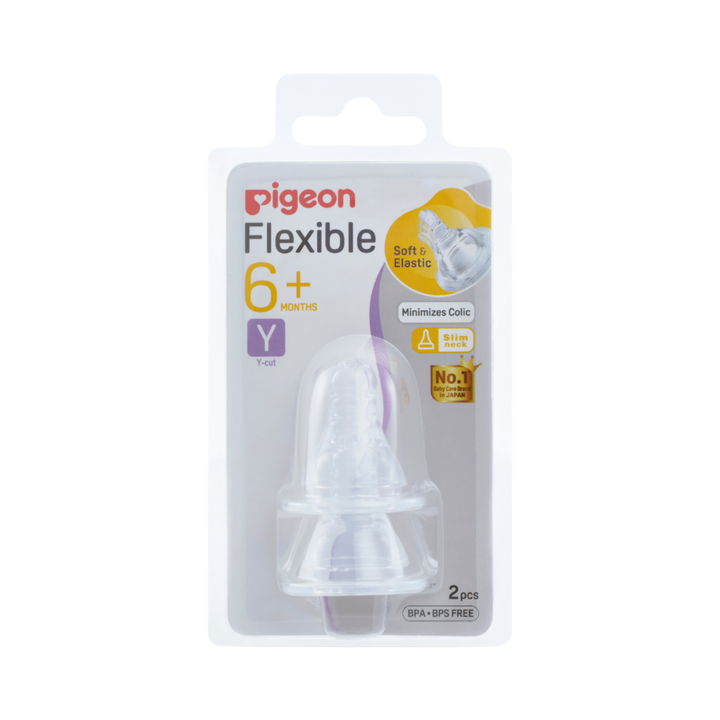 Pigeon Stretchable Nipple Y 2s (4M+)