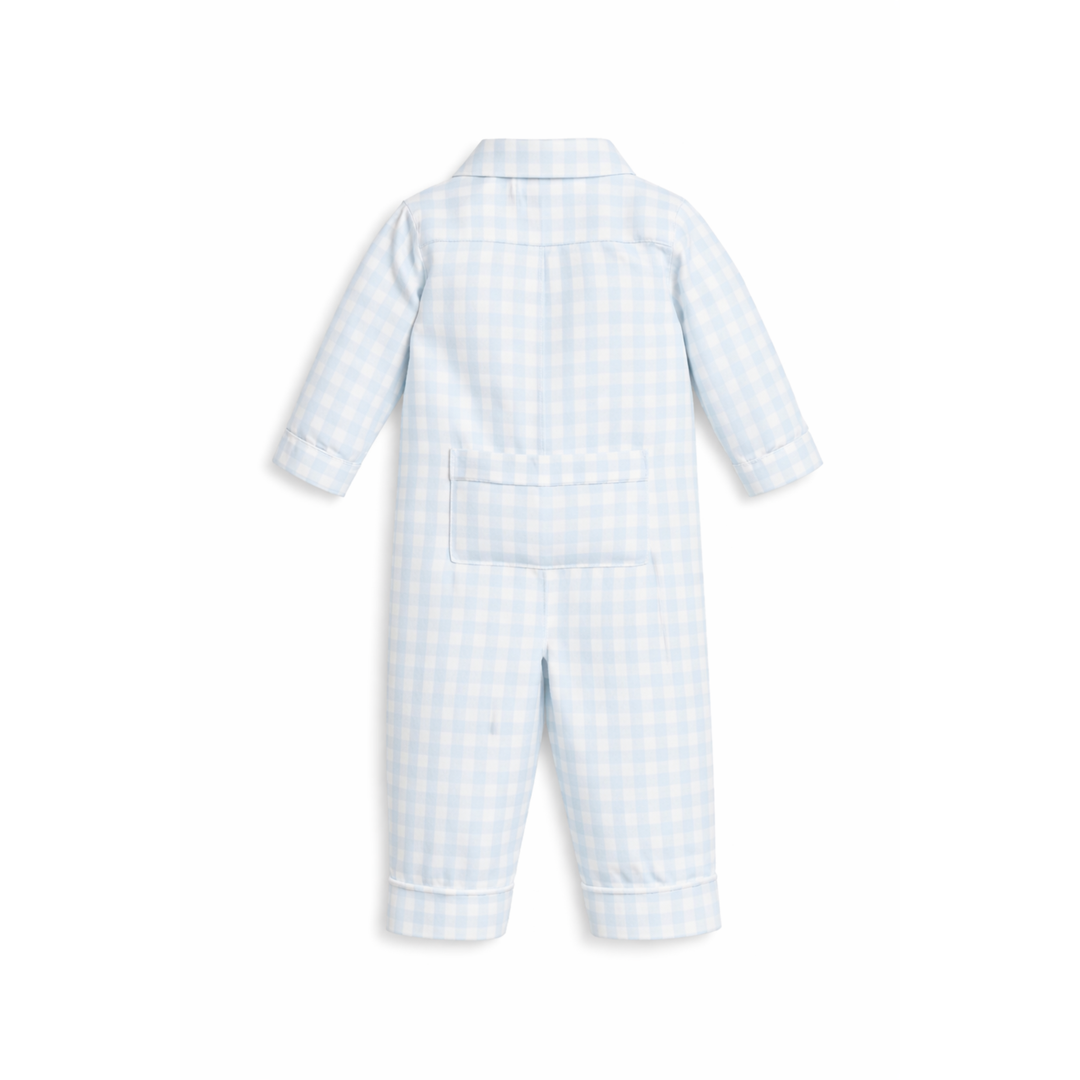Count & Countess Baby PJ Romper Gingham