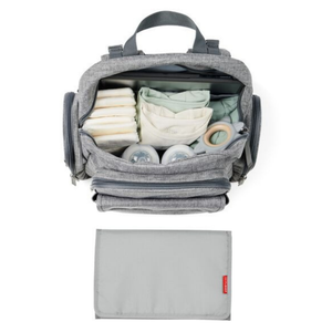 Skip Hop Luna Diaper Backpack Heather Grey