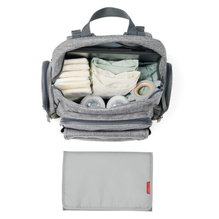 Skip Hop Luna Diaper Backpack Heather Grey