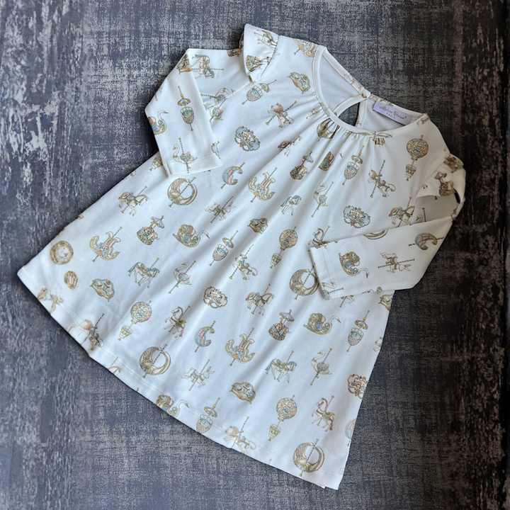 Atelier Choux Baby Jersey Dress - Carousel