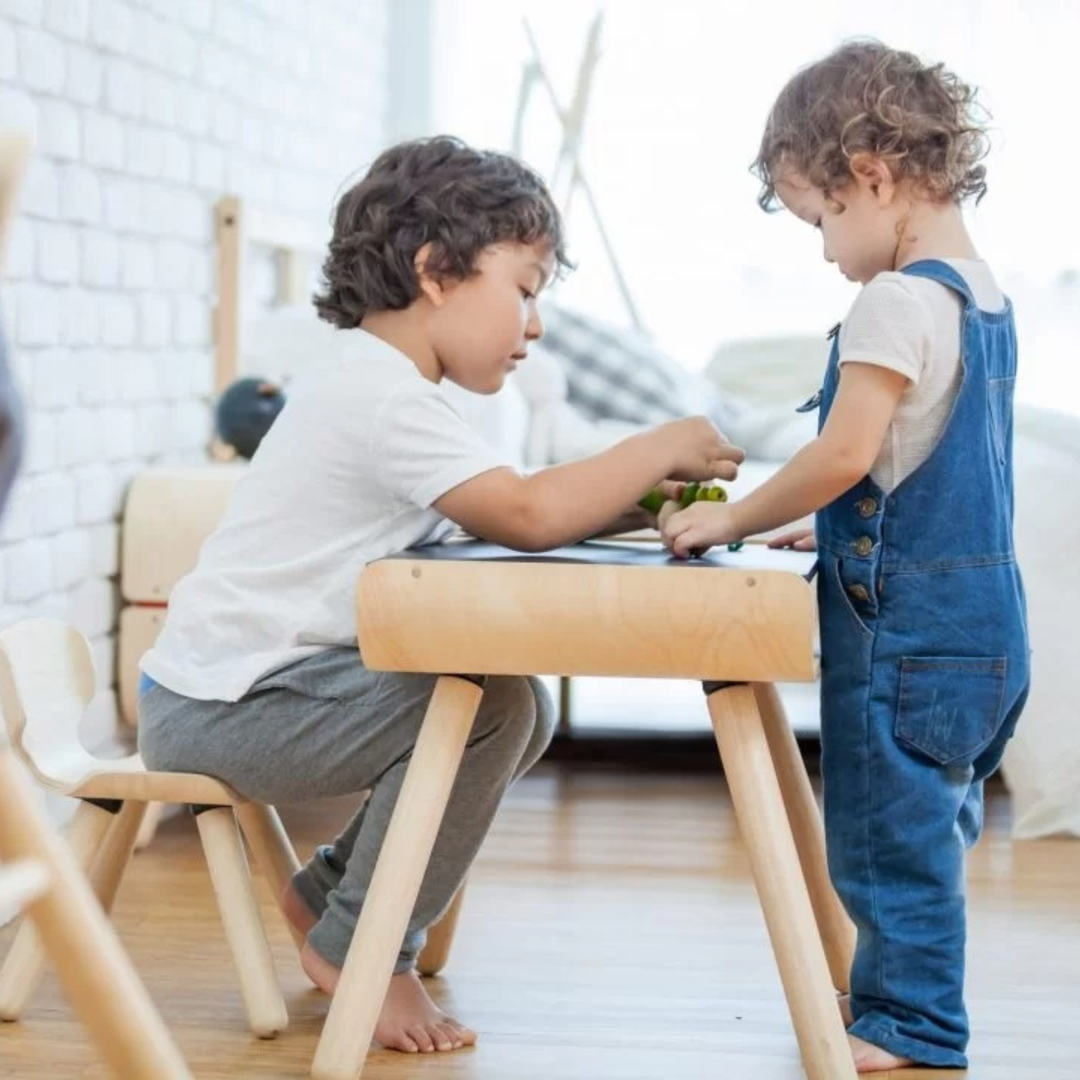 Plantoys Table & Chair - Black