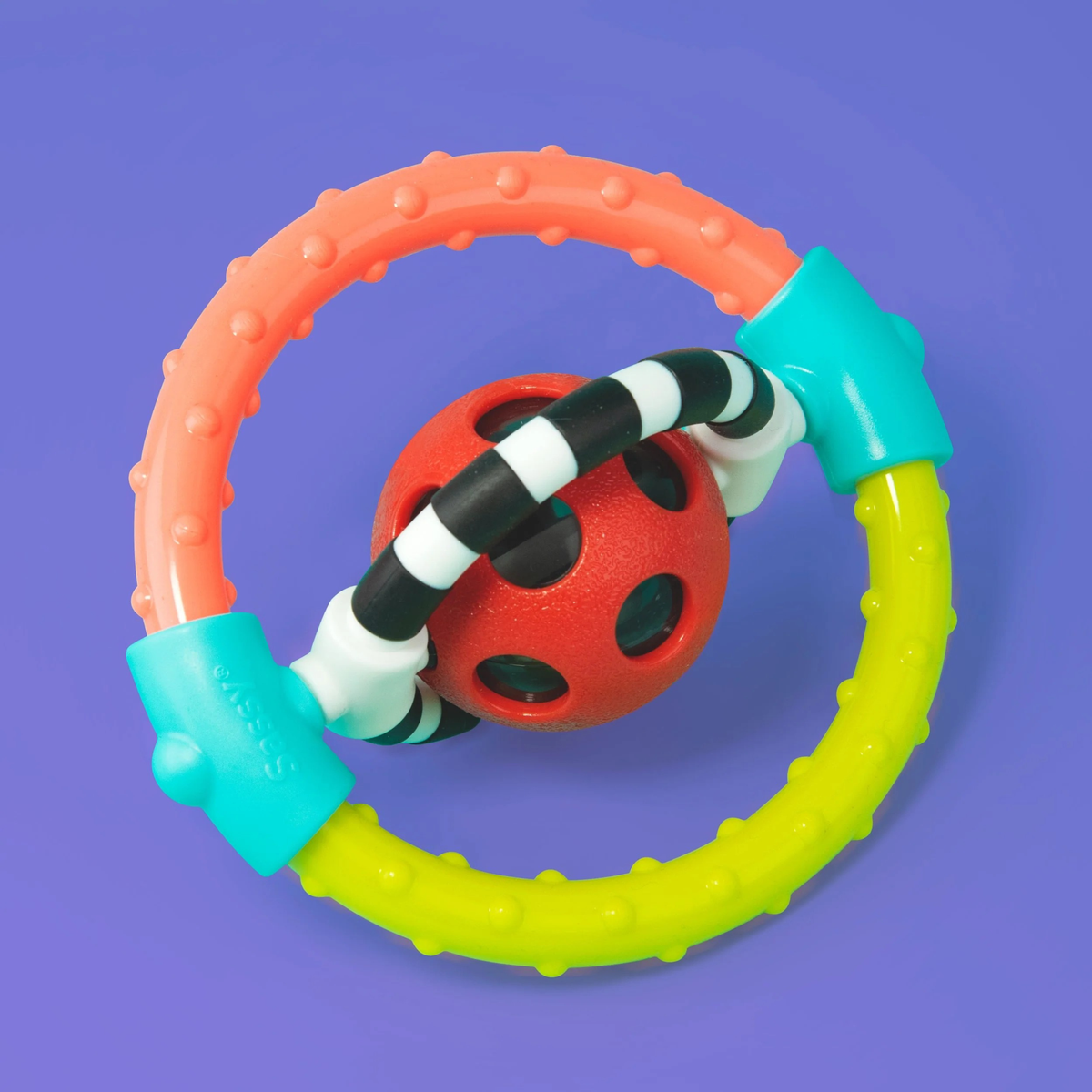 Sassy Spin & Chew Flexible Ring Rattle – Happikiddo.com