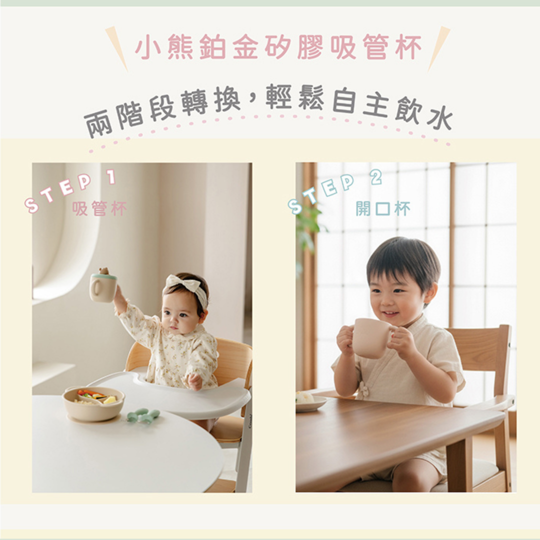 Combi Silicon Bear Tableware Gift Set