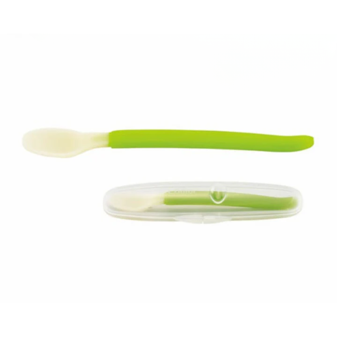Combi Baby Label Feeding Spoon With Case