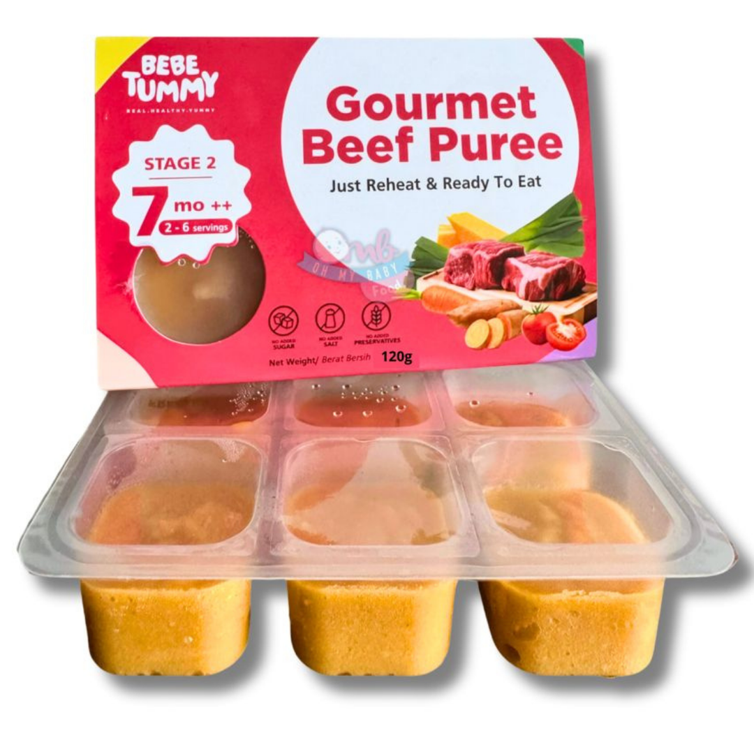 Bebetummy - STAGE 2 - Gourmet Beef Puree [Frozen Food]