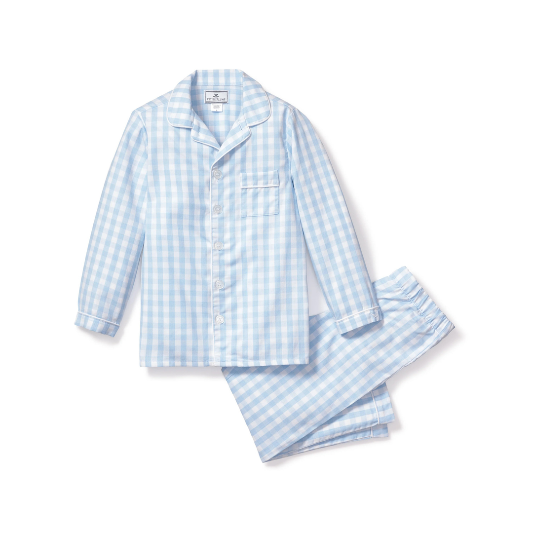 Count & Countess Kids PJ Set Gingham