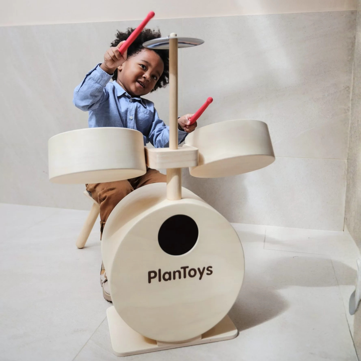 PlanToys Drum Set