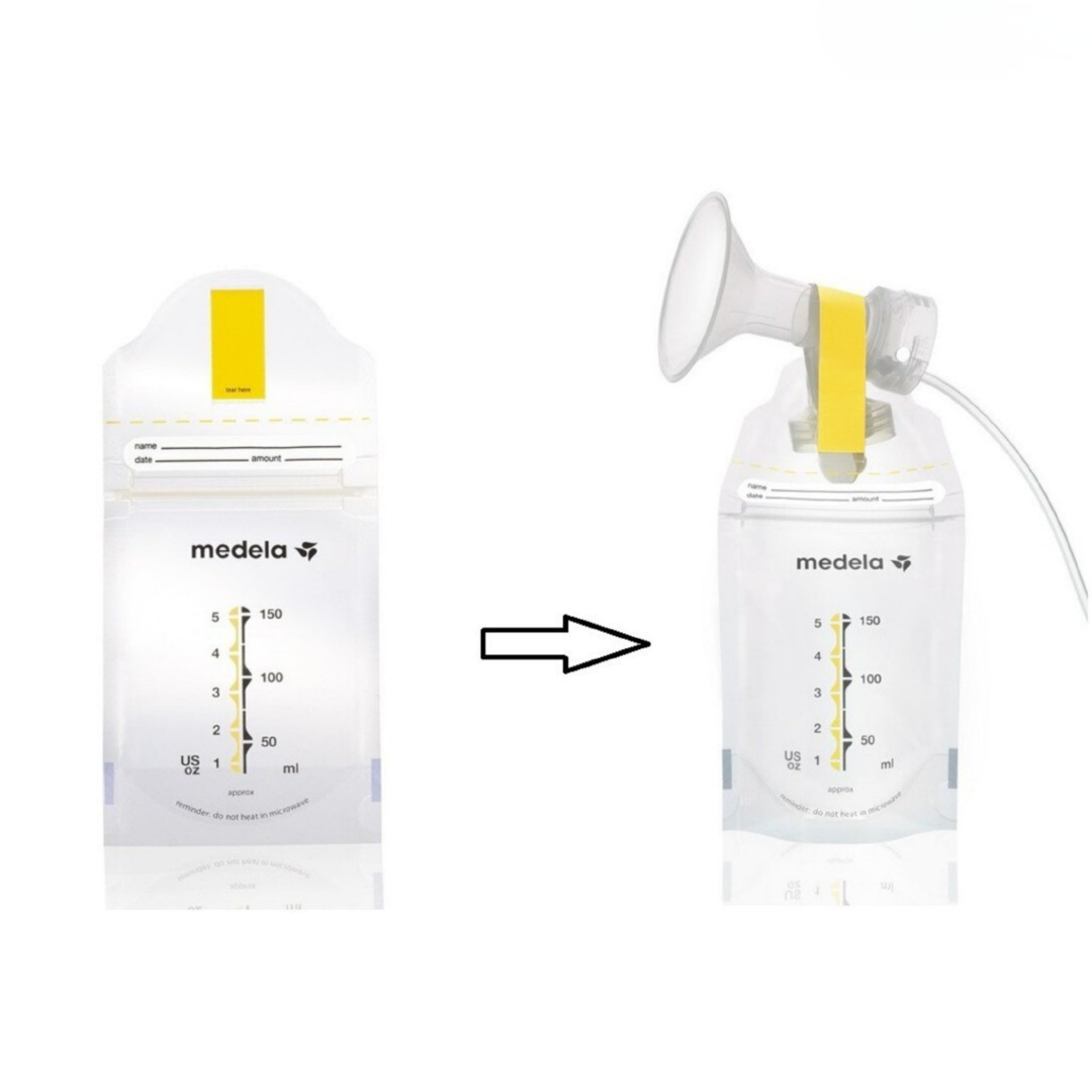 Medela Pump & Save Milk Bag (Box Of 20Pcs)