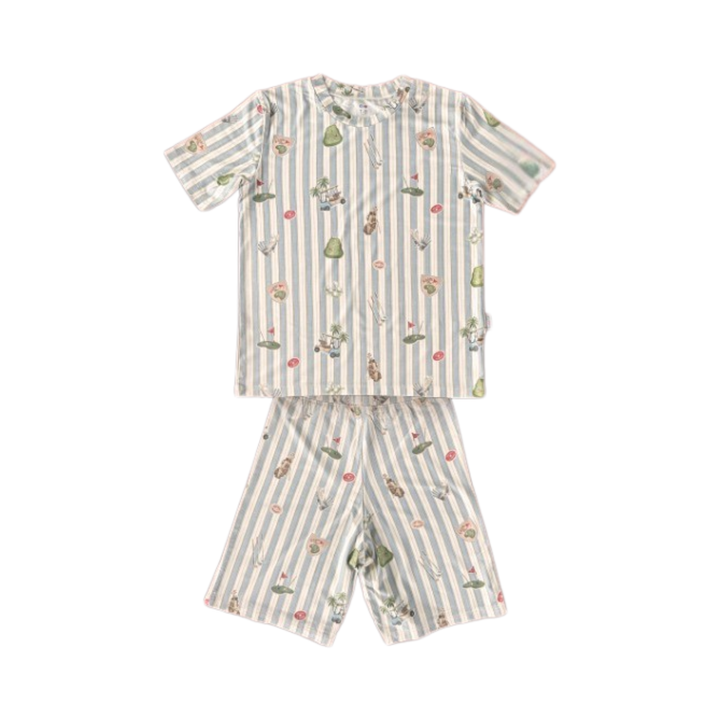 Koobicles Tencel Little Athletes In Tennis Ruffle Romper