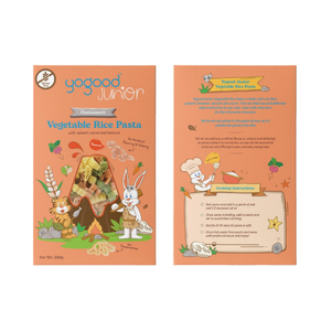 Yogood Junior Vegetable Rice Pasta 250g