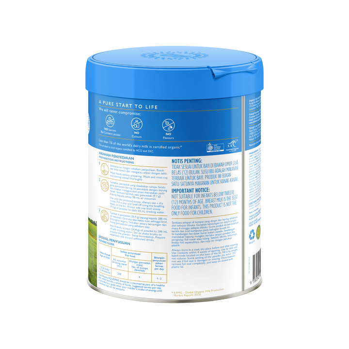 Bellamy's Organic Equispire Toddler Milk (Step 3) 800g