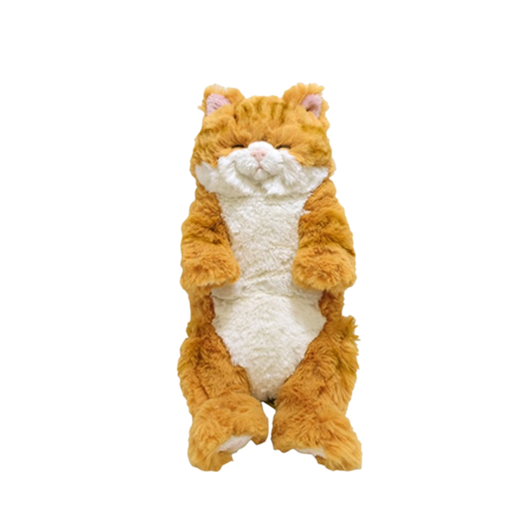 Sunlemon Lying Cat Sleeping Face Stuffed Toy