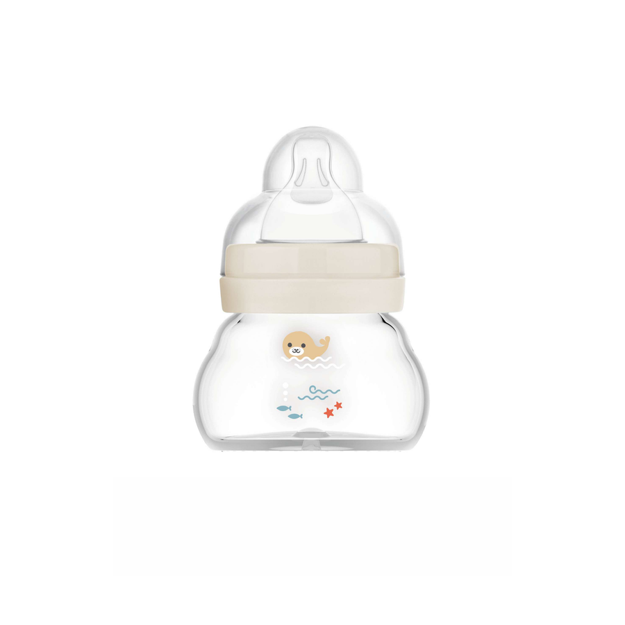 MAM Feel Good Glass Bottle Sealife White