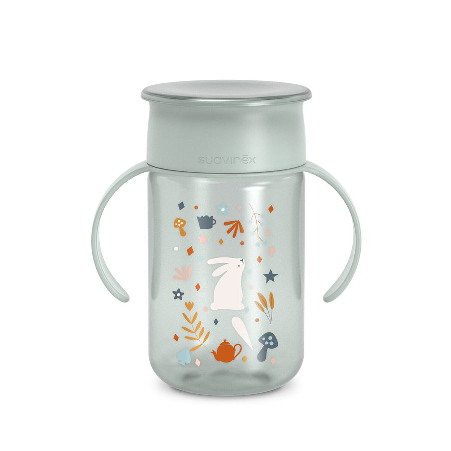 Suavinex Wonderland 360 degree training cup 340ml in blue turquoise