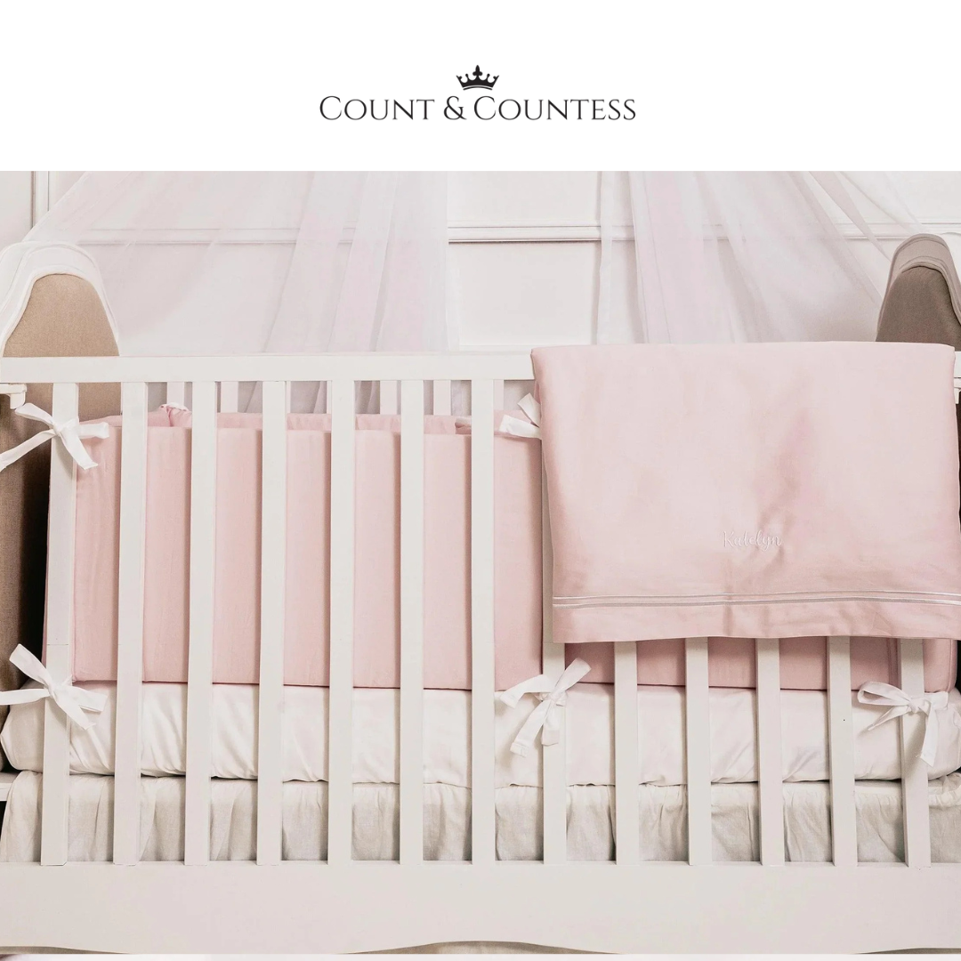 Count & Countess Egyptian Cotton Baby Duvet - Cradle Pink