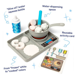 Melissa & Doug Simmer & Stir Stovetop Play Set with Color Changing Water WOW!