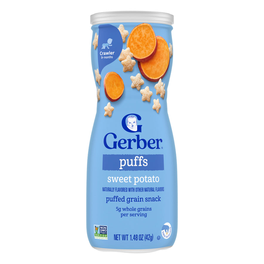 Gerber Puffs Sweet Potato, 1.48 oz (42 g)