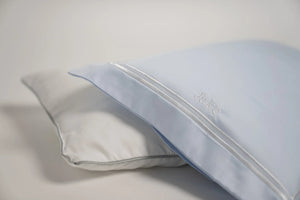 Egyptian Cotton Baby Pillow Case in Dreamy Blue