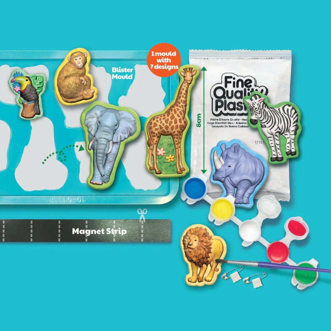 4M Twin Pack Mould & Paint Glow Owls/Animals