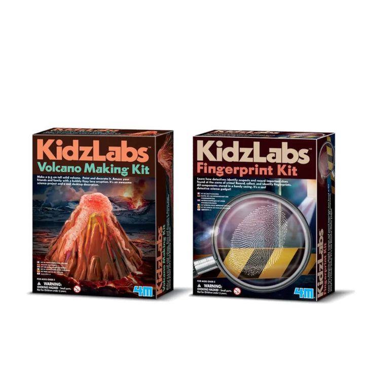 4M Twin Pack Kl Volcano Making Kit/ Finger Print