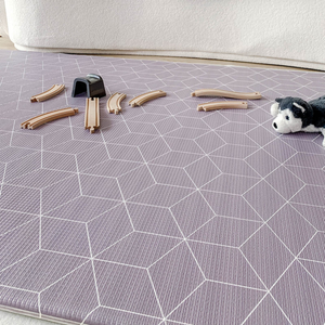 GingerBubs Speckled Play Mat Large - Dove Grey - image 4 - Happikiddo.com