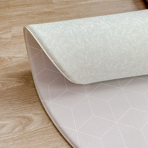 GingerBubs Round Mat Rimba Mint Green