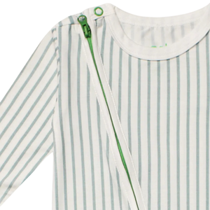 Hamako Tencel Striped Aqua (SQ) Jippa Suit