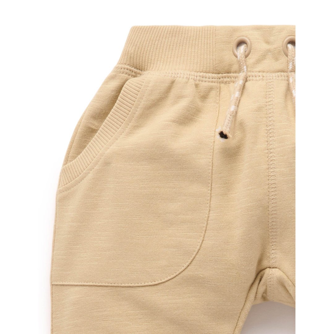 Purebaby Burrito Print Slouchy Pants Organic