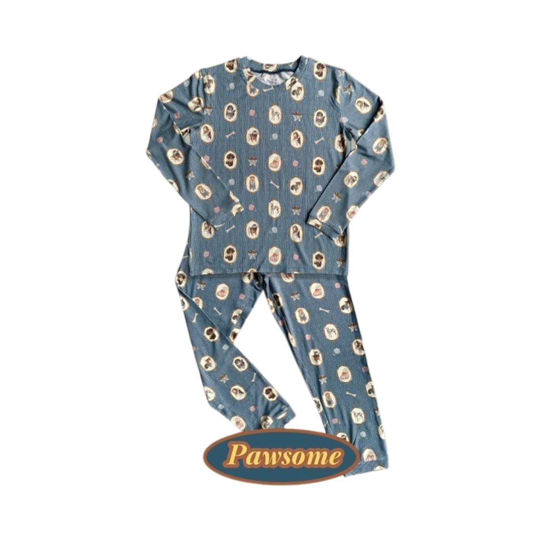 Koobicles Tencel Paws And Whiskers In Pawsome Kid Pajamas